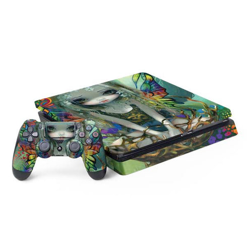 Rainbow Winged Yoga Fairy by Jasmine Becket-Griffith PlayStation PS4 Skins